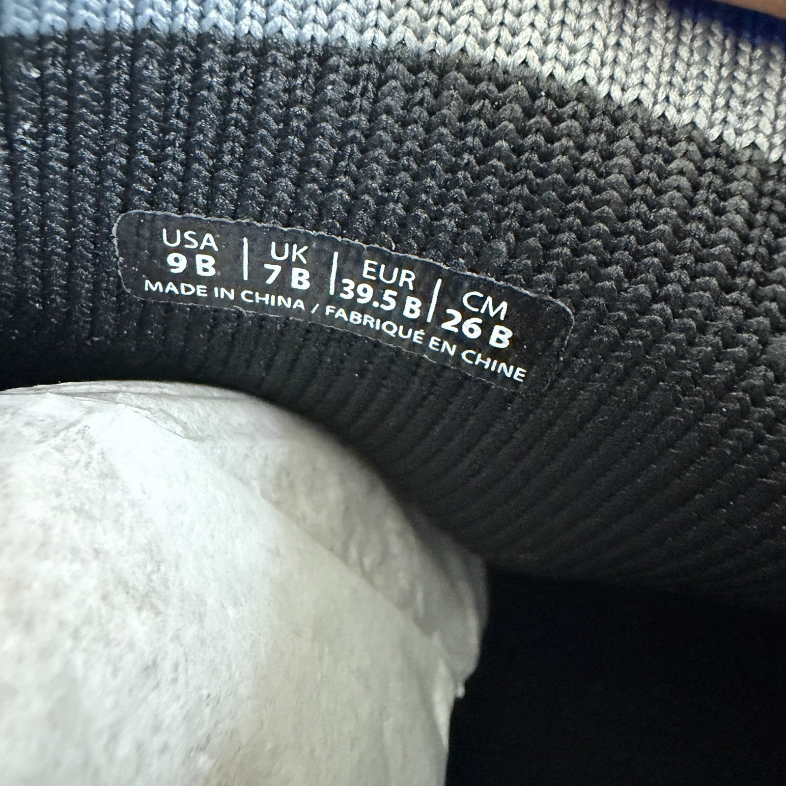 Spenco Women’s Pure Love Slip On Sneaker Size 9B Black Blue Comfort Cushion