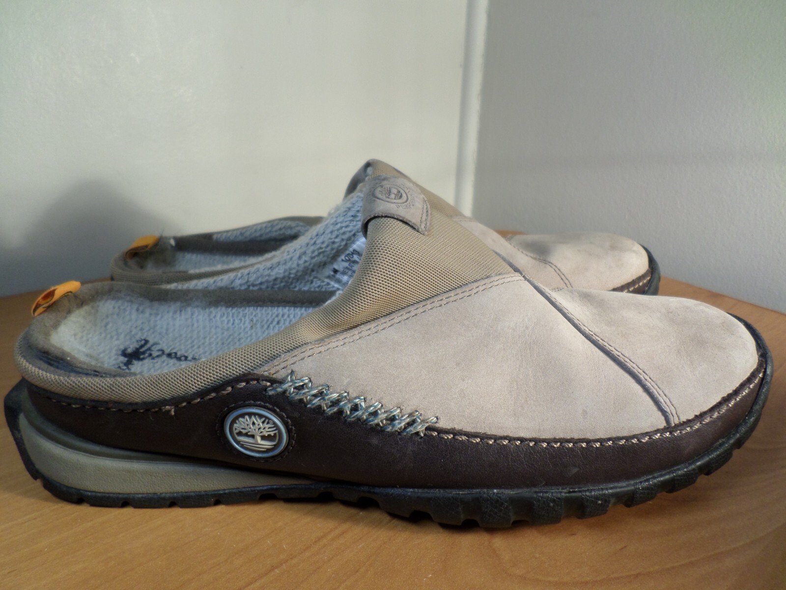 Timberland Smartwool Women’s Size 7.5 Tan Suede Slip On Shoes – Nice – Fast Ship