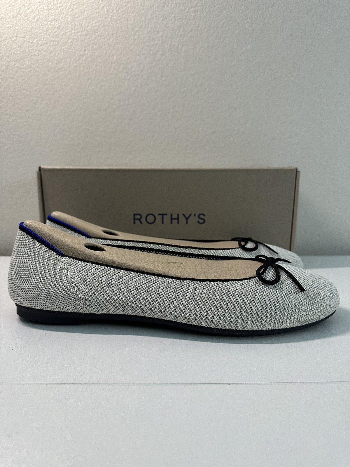 Rothy’s Women’s The Ballet Flat – Diamond Metallic – Size 10 – Brand New!!
