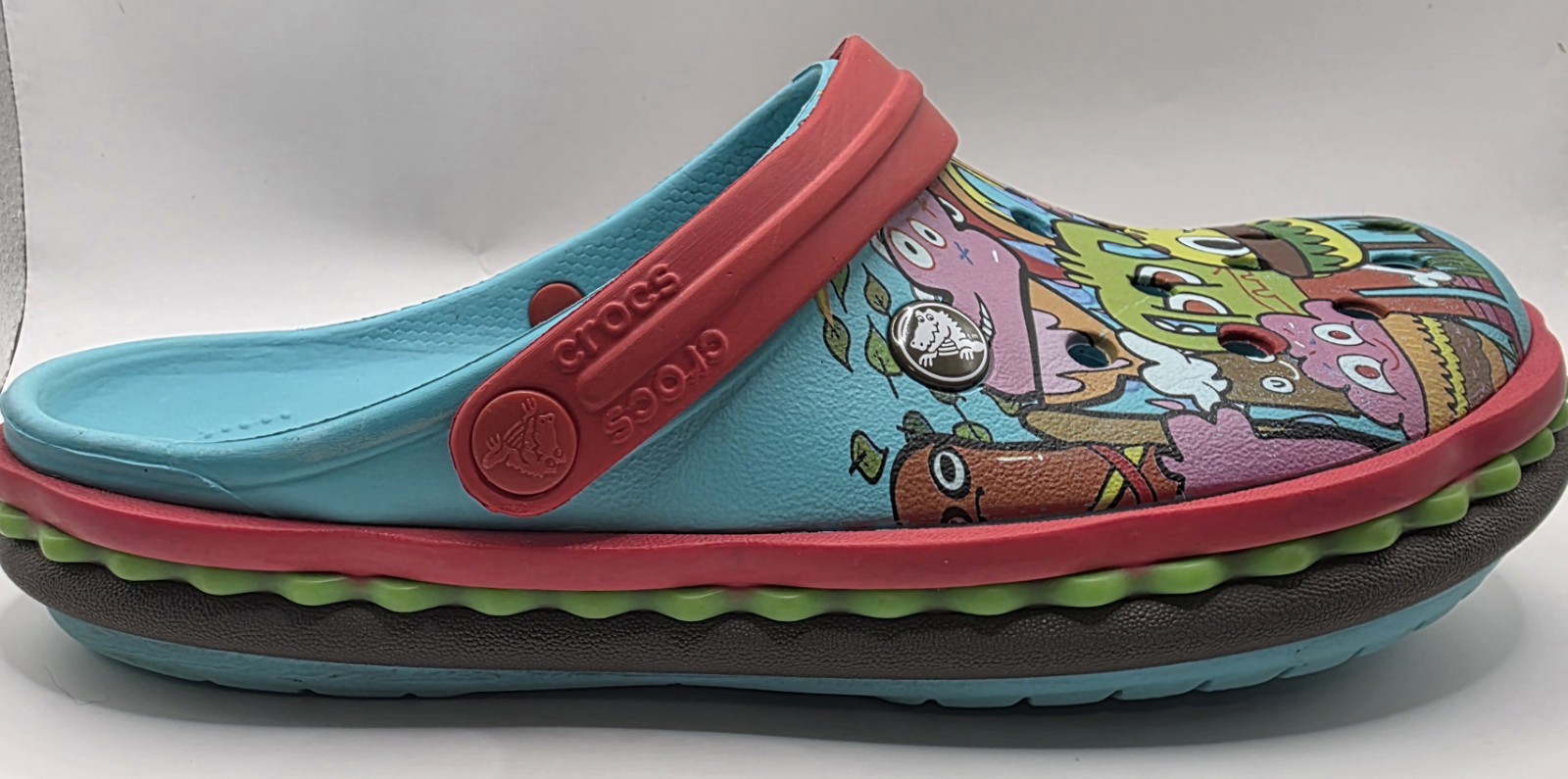 Crocs Jon Burgerman Burger Clogs Limited Edition Graphic Men’s 7 Women’s 9 RARE