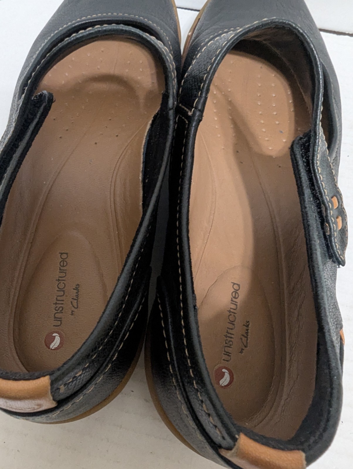 Clarks Unstructured Women’s Size 8 M Mary Jane Blue Sandals