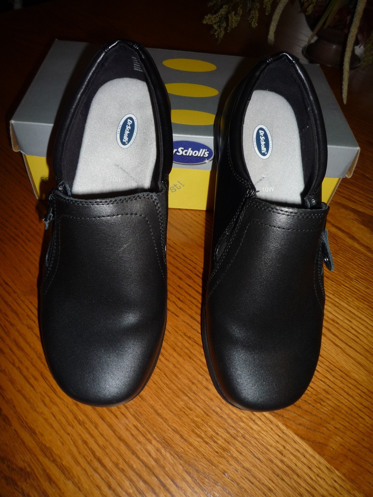 Dr Scholl’s Women’s Duty Marci Black Shoes 10W Wide Width Gel Pad Insole w/ Box