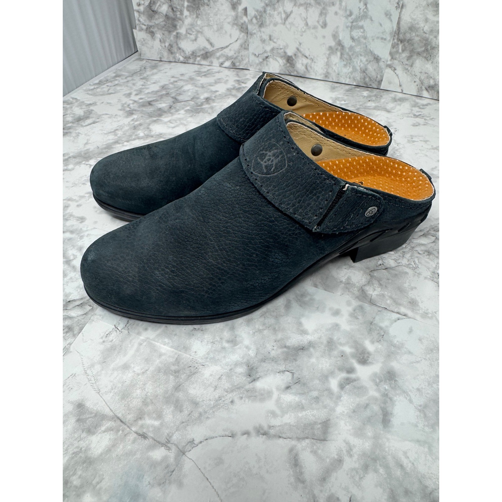 Ariat Womens Western 🦋Convertible Leather Clogs boho Mule Slingback Shoes