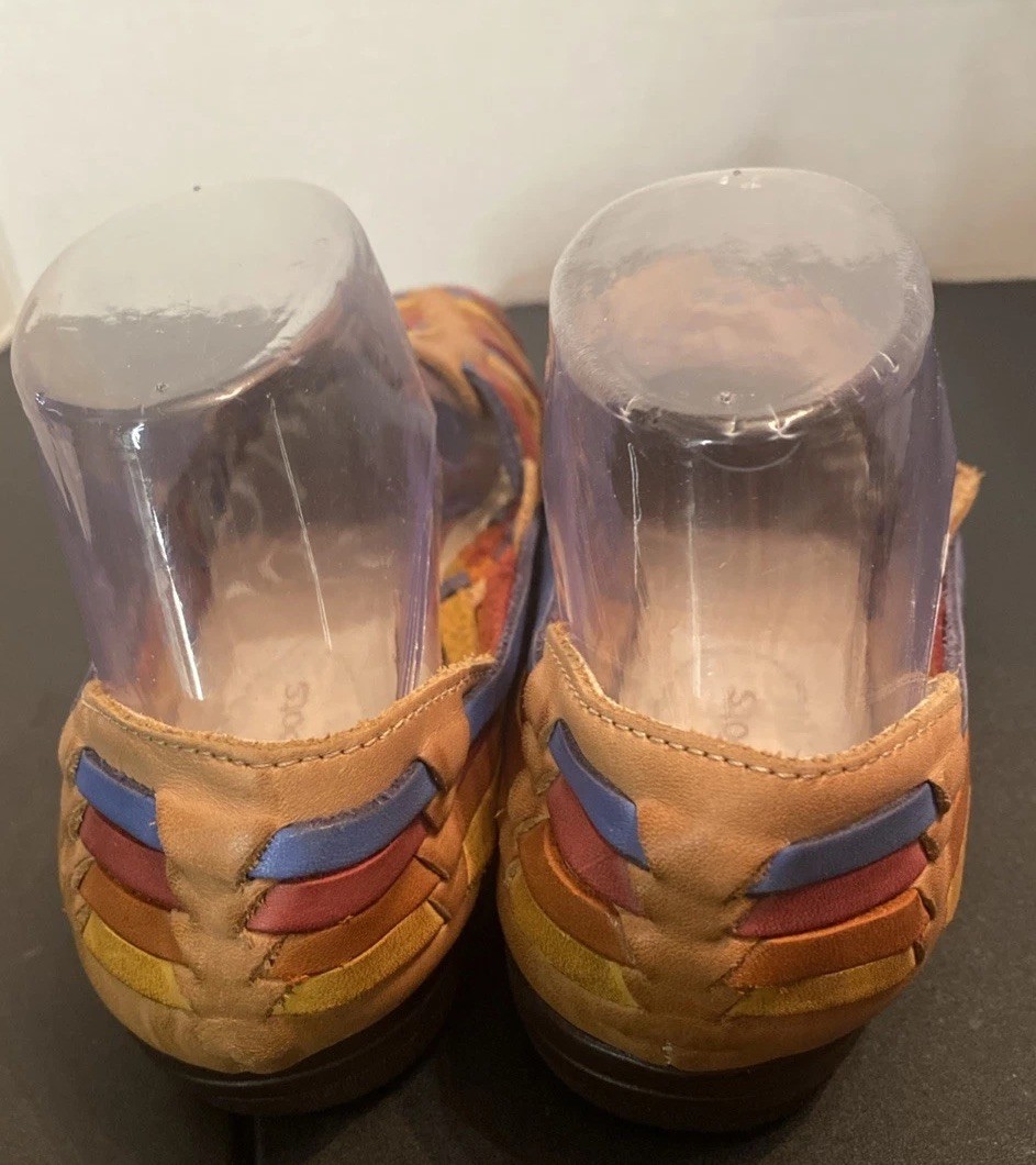 SOFT-SPOTS Women’s Trinidad – Multicolor Leather Man Made in Mexico Sz 9B