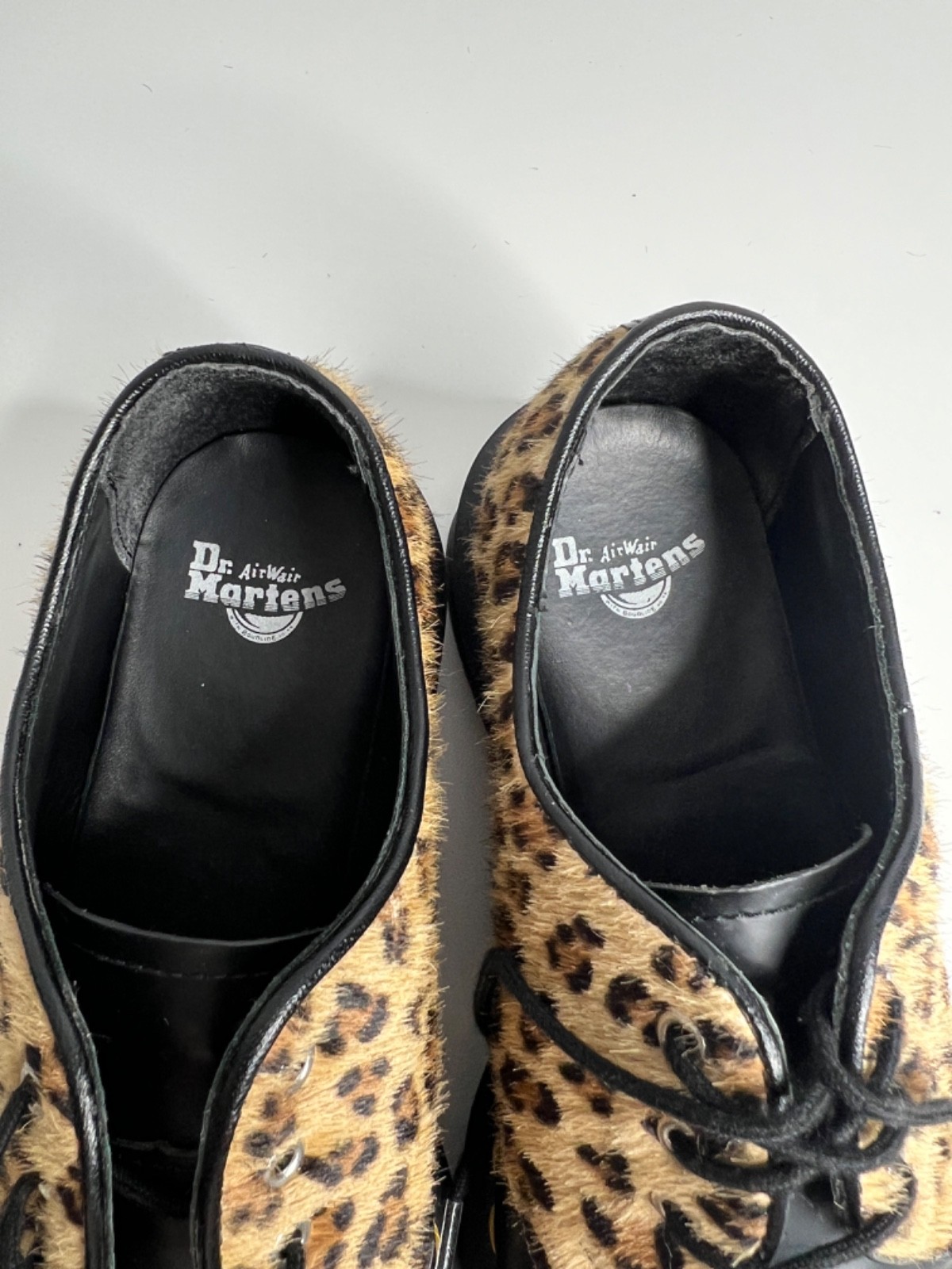 Dr. Martens 1461 AS502 Hair On Leopard 3-Eye Oxford Shoes Women’s US 6 EU 37