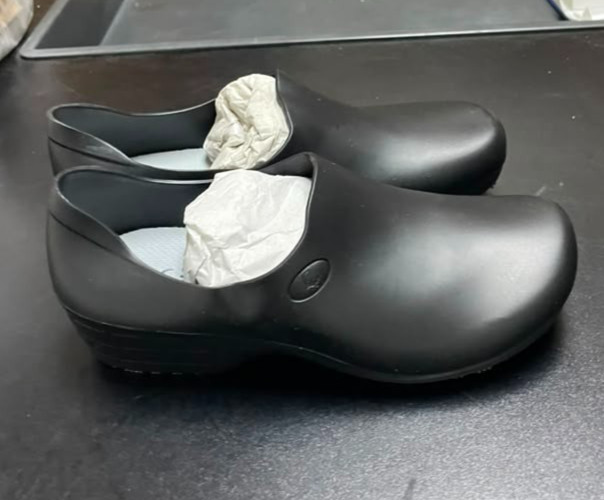 Sticky Nursing Chef Non Slip Women Shoes Rubber Black Sz 7.5