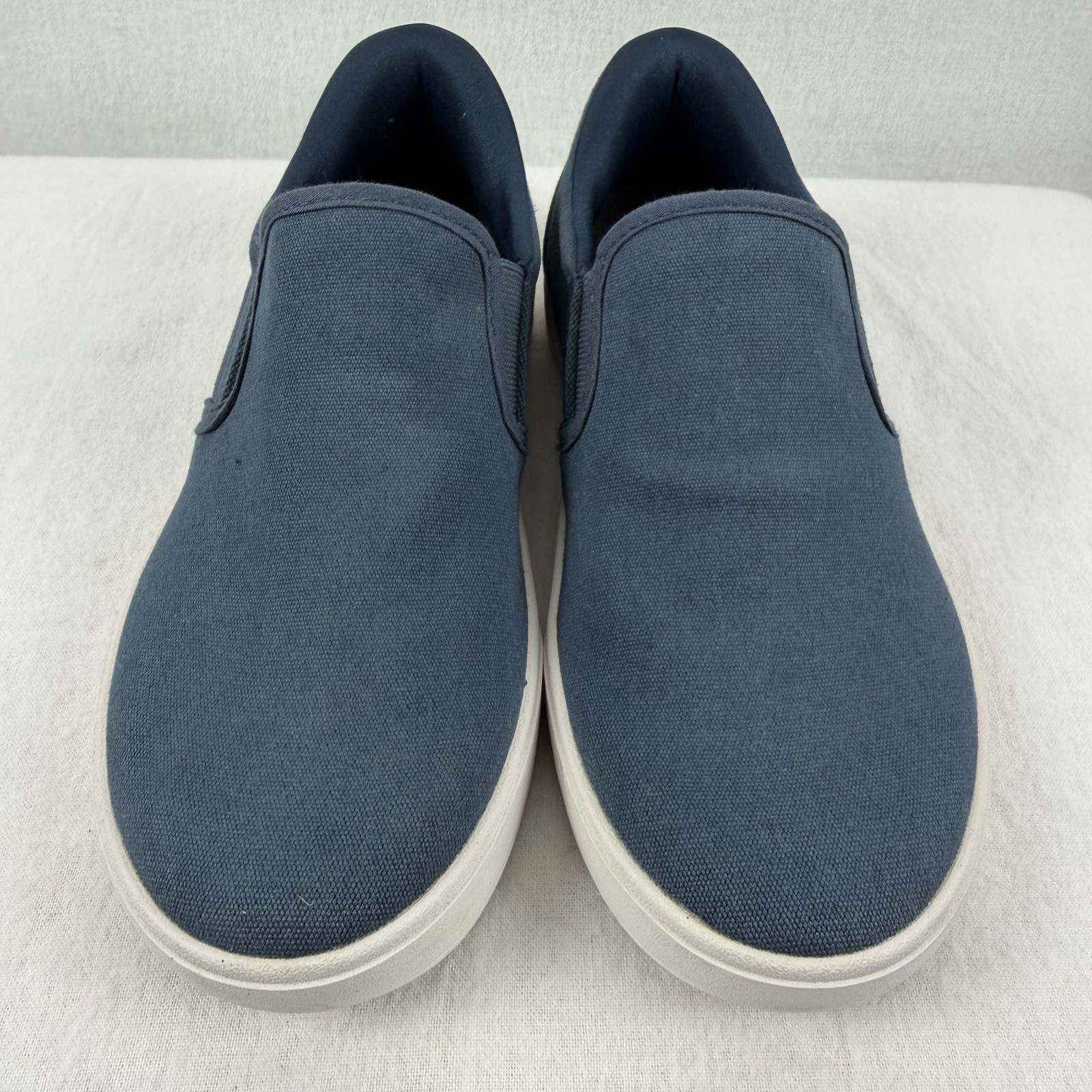 KIZIK Venice Canvas Slip On Sneakers Tidepool Blue Unisex M 5/W 6.5 Comfort