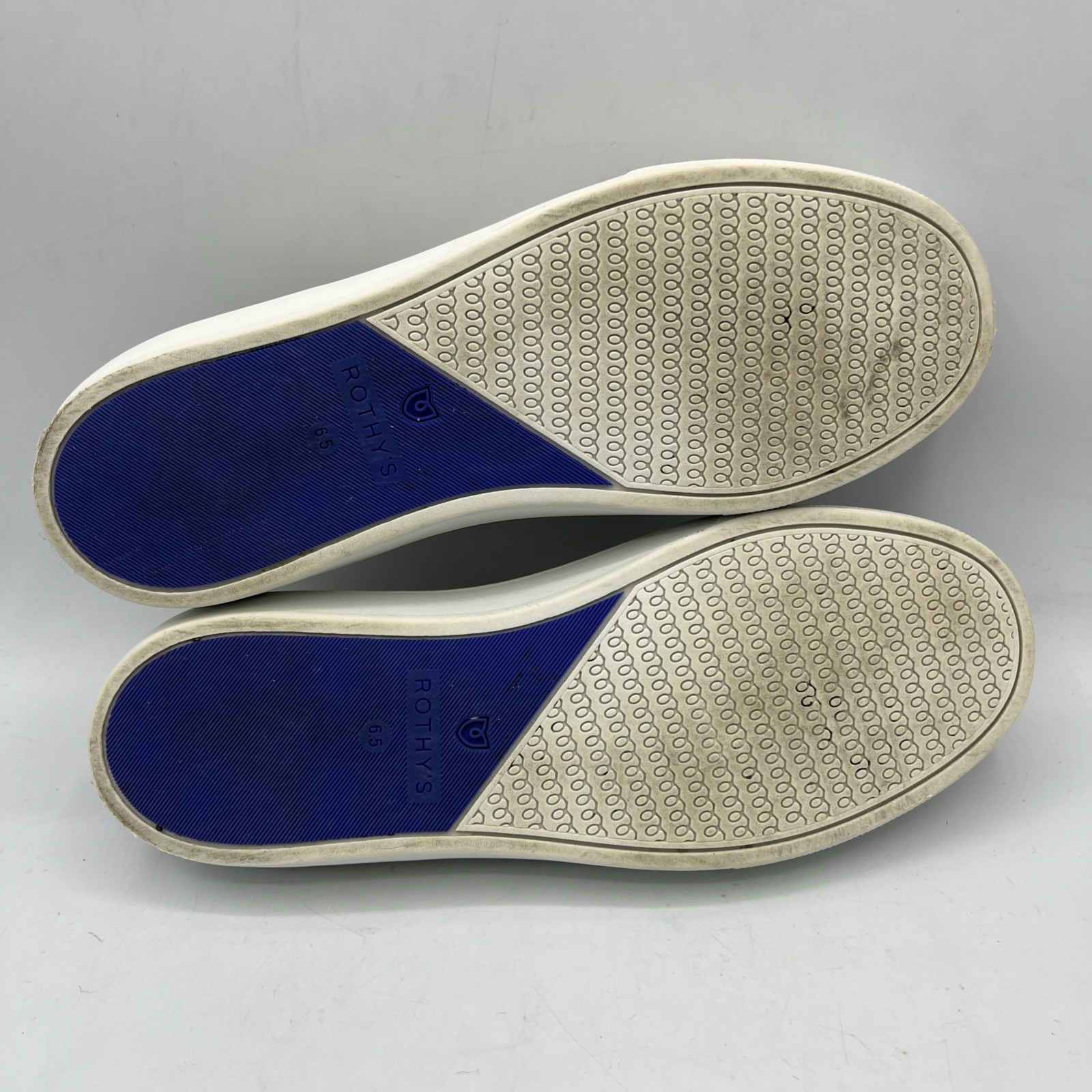 Rothy’s The Original Slip On Sneaker Women’s Size 6.5 Low Top Flat Off White