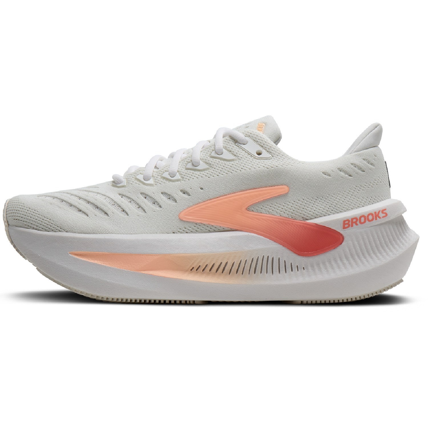 Brooks Glycerin Max 2 Road-Running Shoes – Women’s-WhiteCoralPeach