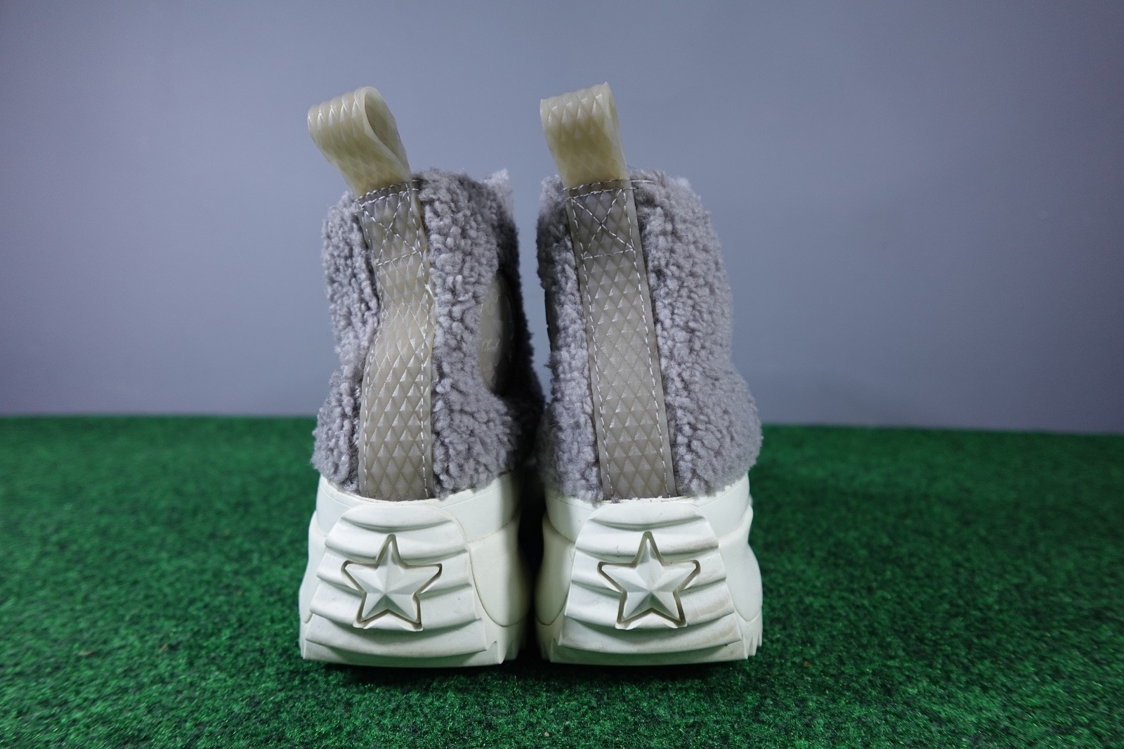 Converse Run Star Hike Platform Sherpa Mauve Shoes Women 7