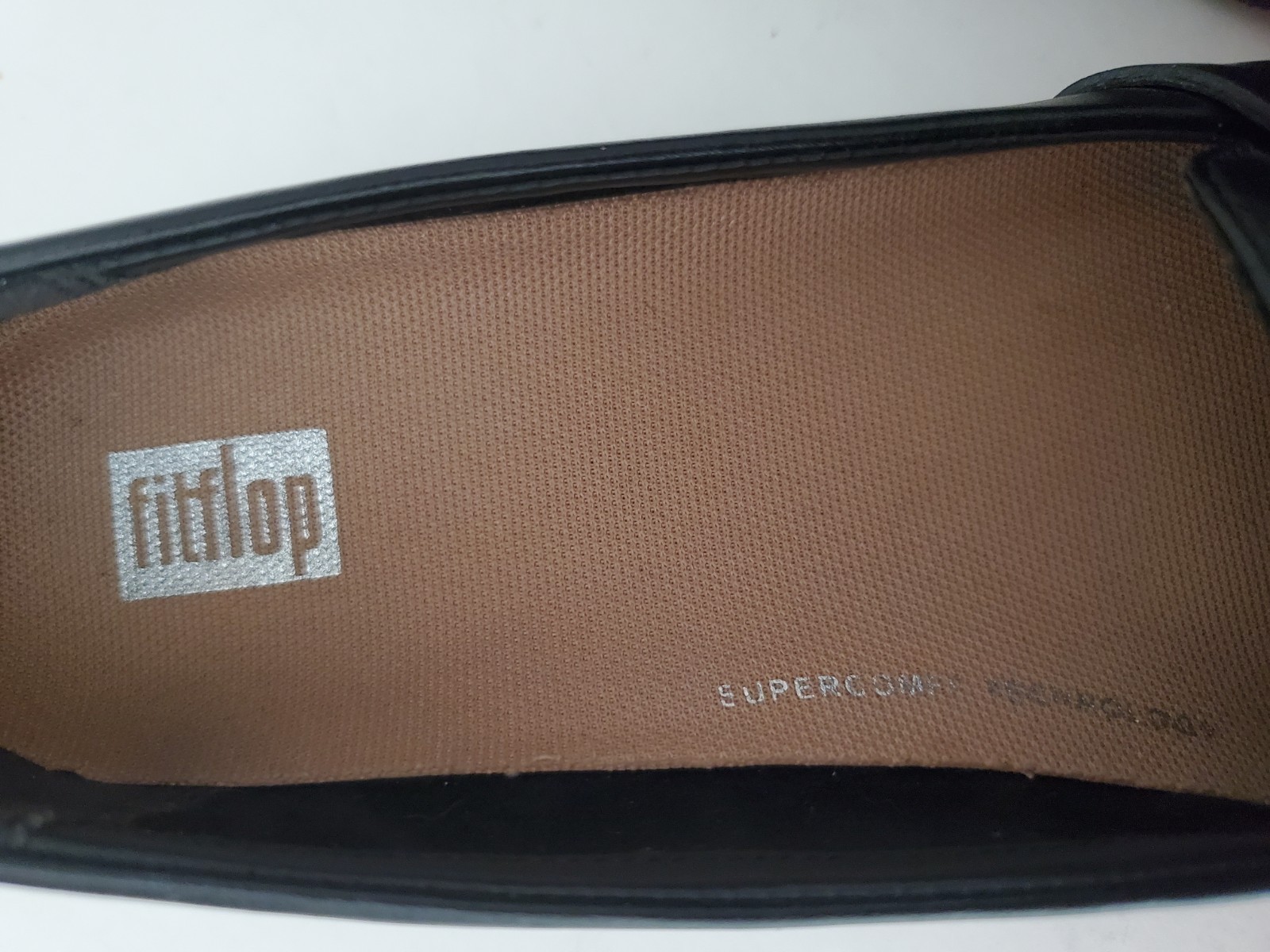 Fitflop Vianne Superskate Black Fringey Sneaker Penny Loafers Supercomff Size 6
