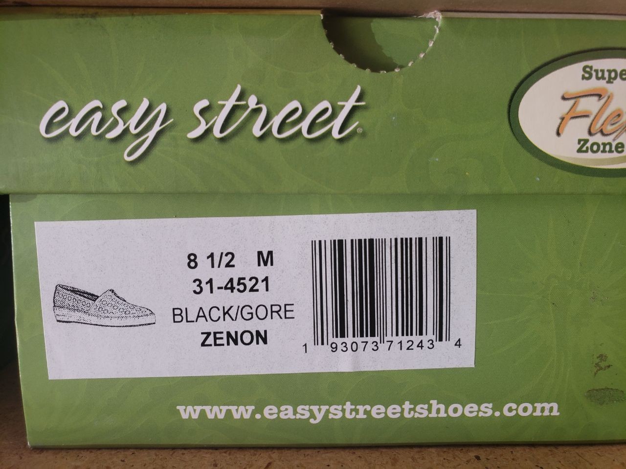 Women’s Easy Street Zenon Causal Shoes – Black Gore