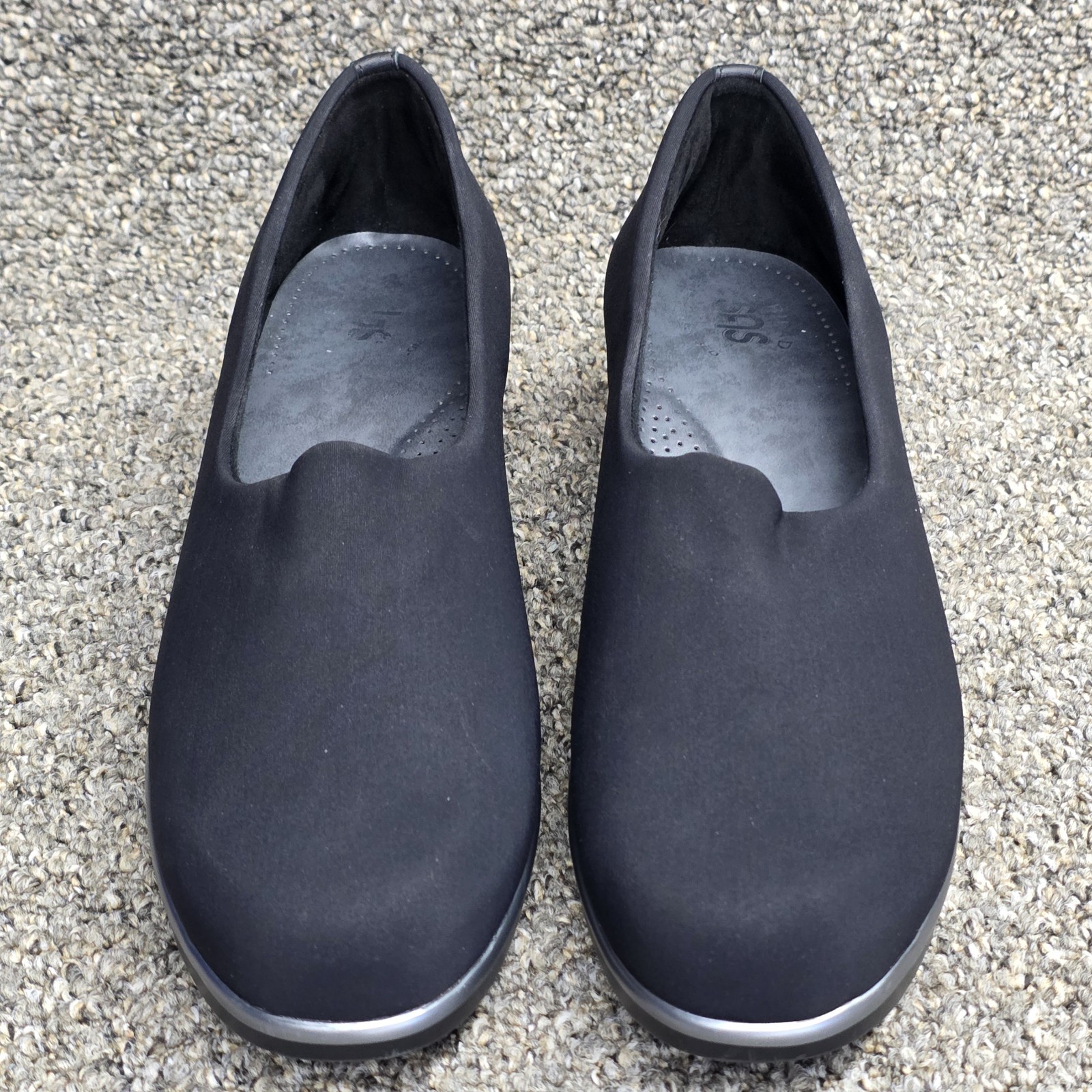 SAS Bliss Slip On Comfort Wedge Women’s Black Size 10 N ( NARROW )