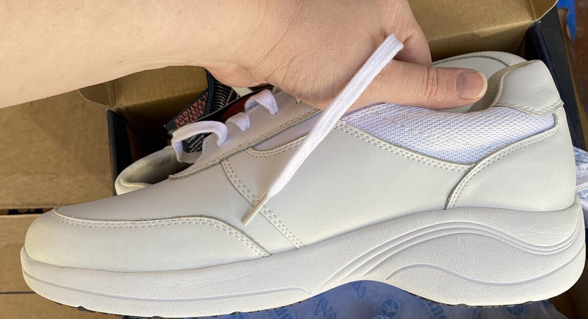 NEW Easy Works Middy White Women Professional Shoes Size 11 M Nurse Athletic