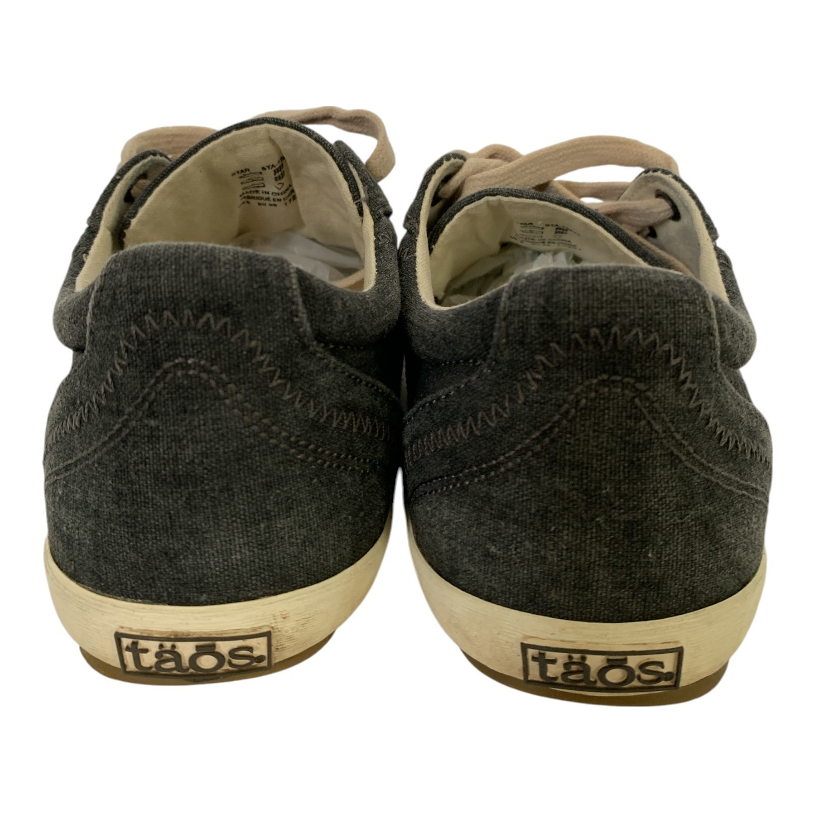 TAOS Star Charcoal Wash Canvas Comfort Walk Shoes Women’s Size 8